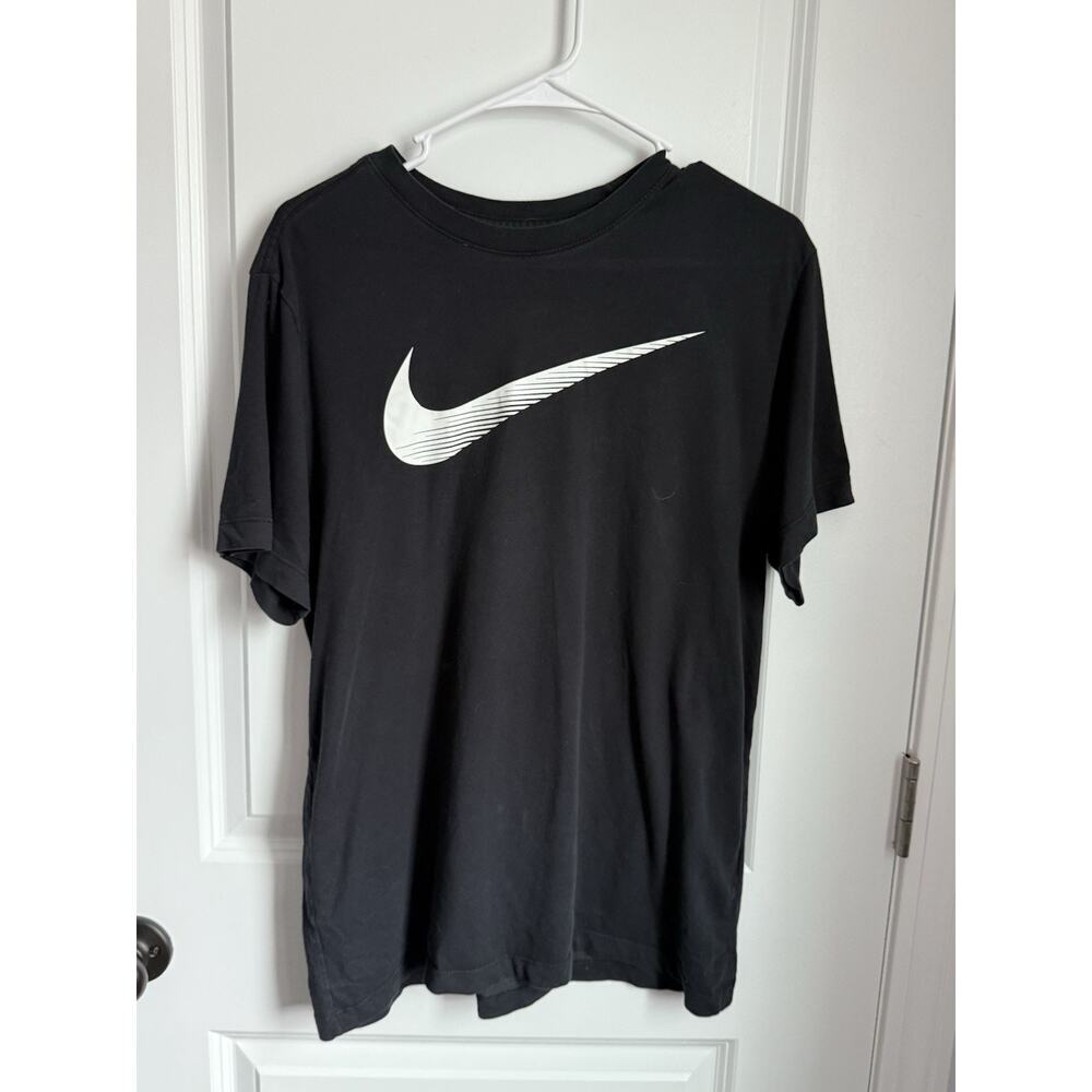 NIKE Tee Men's Dri-Fit Training T-shirt Black Size Medium